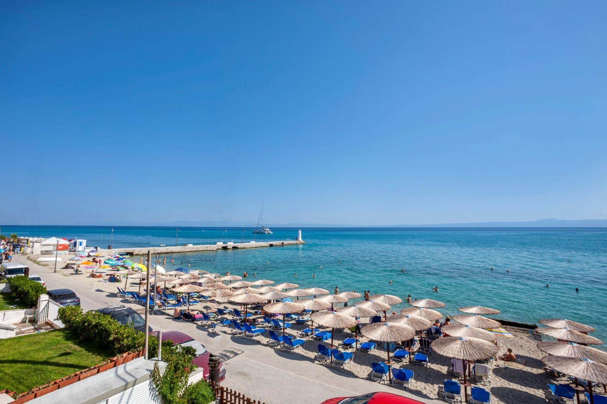 Aleksia Seaside Deluxe Apartment Pefkochori Extérieur photo