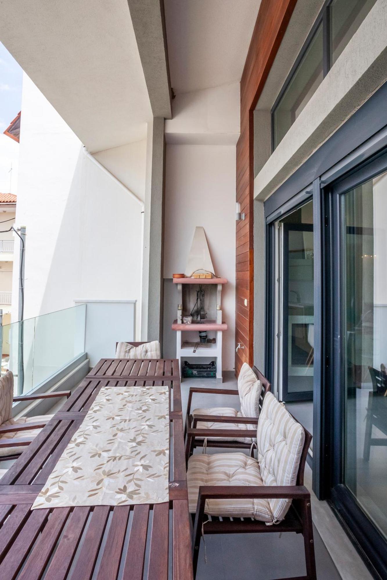 Aleksia Seaside Deluxe Apartment Pefkochori Extérieur photo