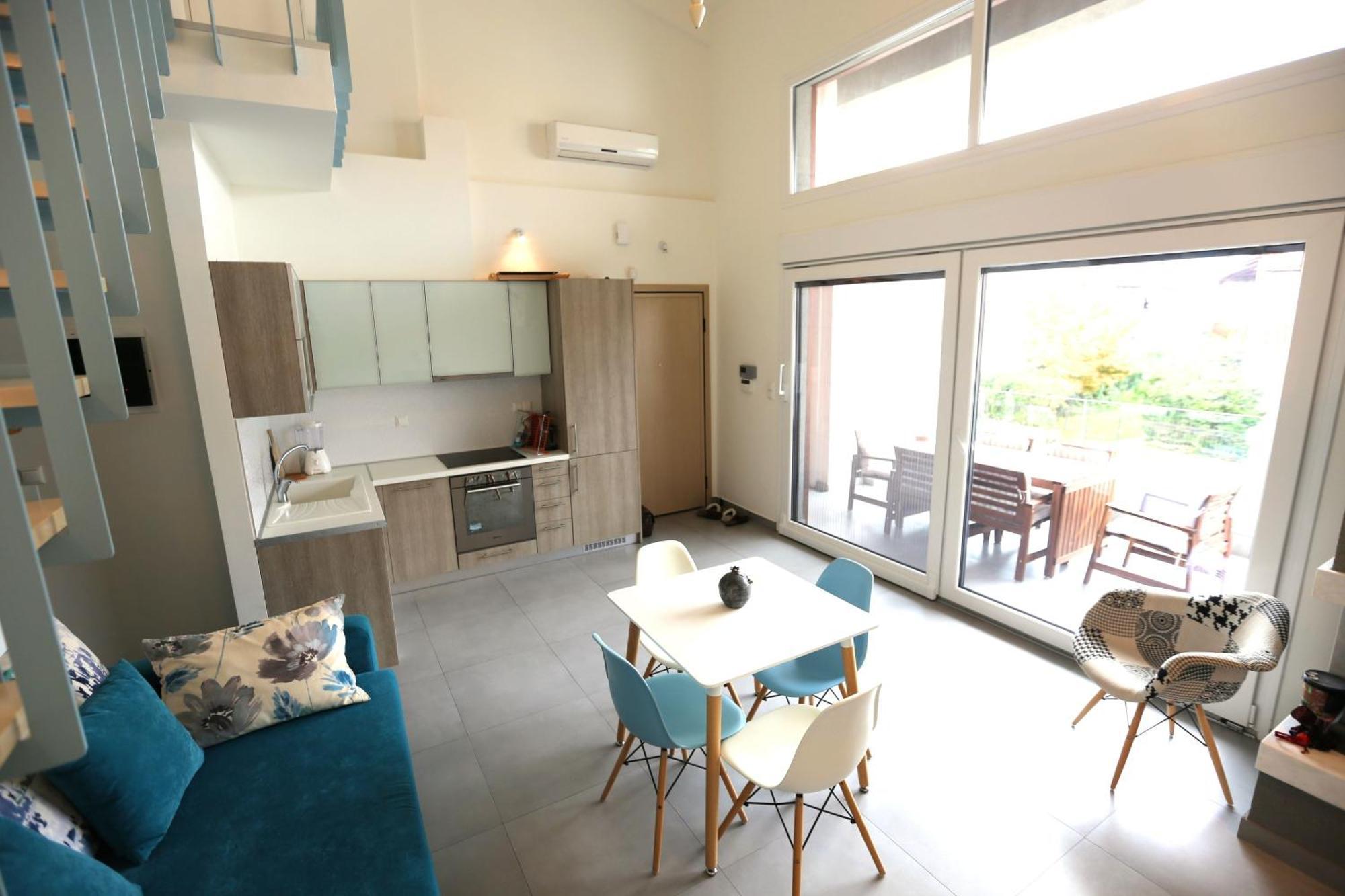 Aleksia Seaside Deluxe Apartment Pefkochori Extérieur photo
